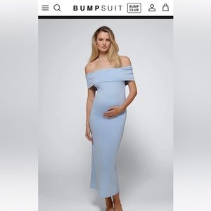 The Bumpsuit Bianca dress in blue, size XS.